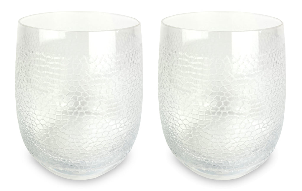 Panthera Clear Double Old Fashioned set of 2