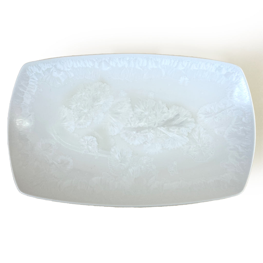Borealis White Oval Platter