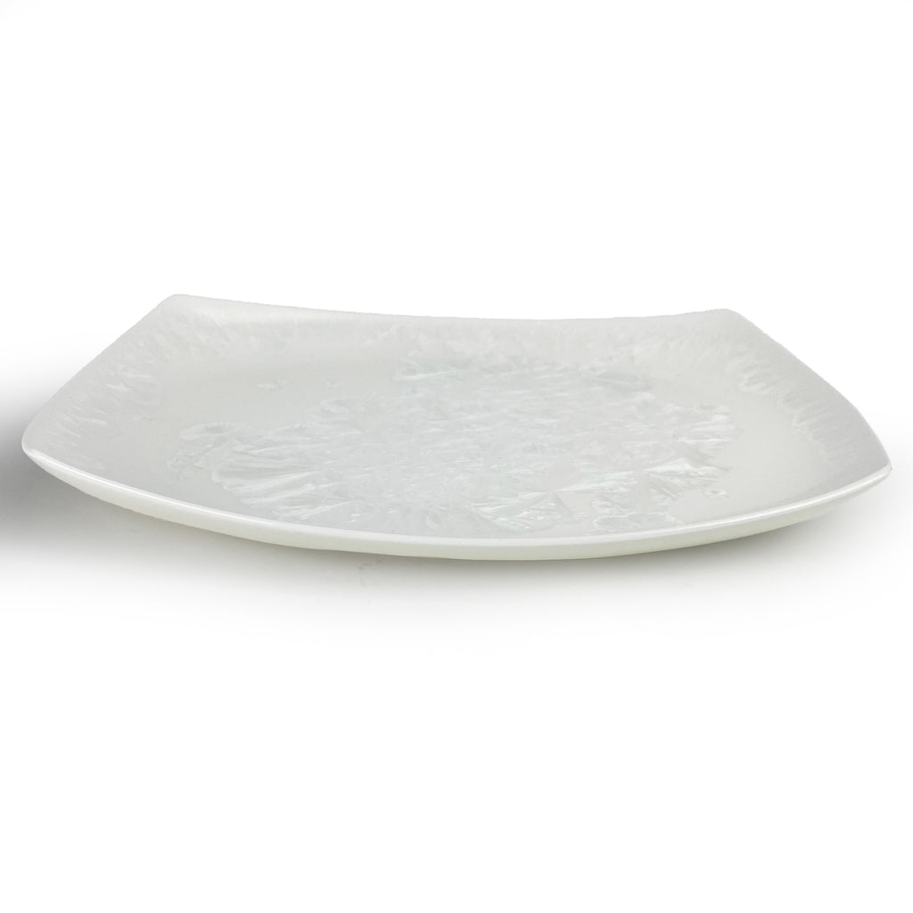 Borealis White Large Oval Platter
