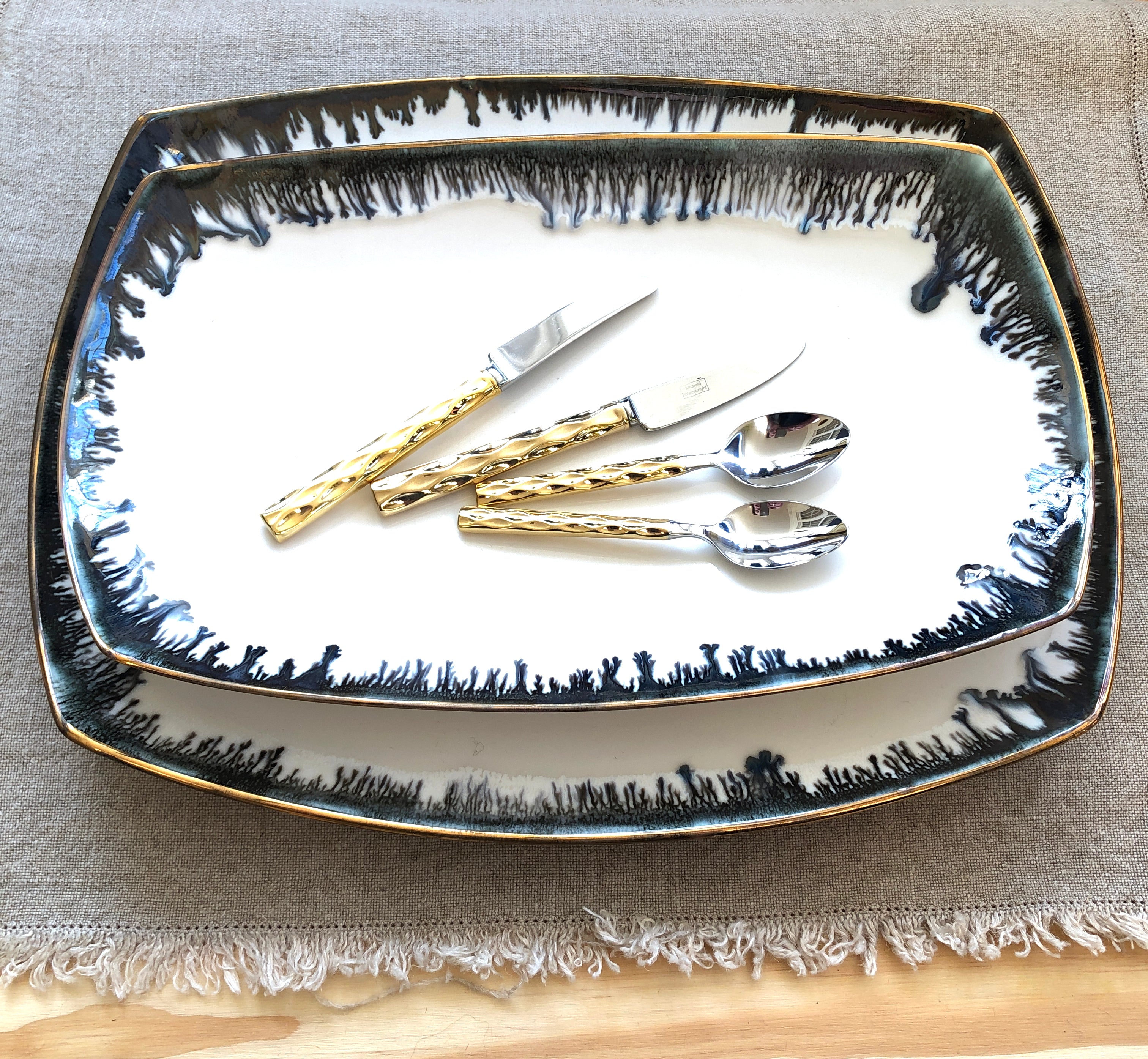 食器 MICHAEL WAINWRIGHT PLATE SET Truro Dinner Bowl | Michael Wainwright USA