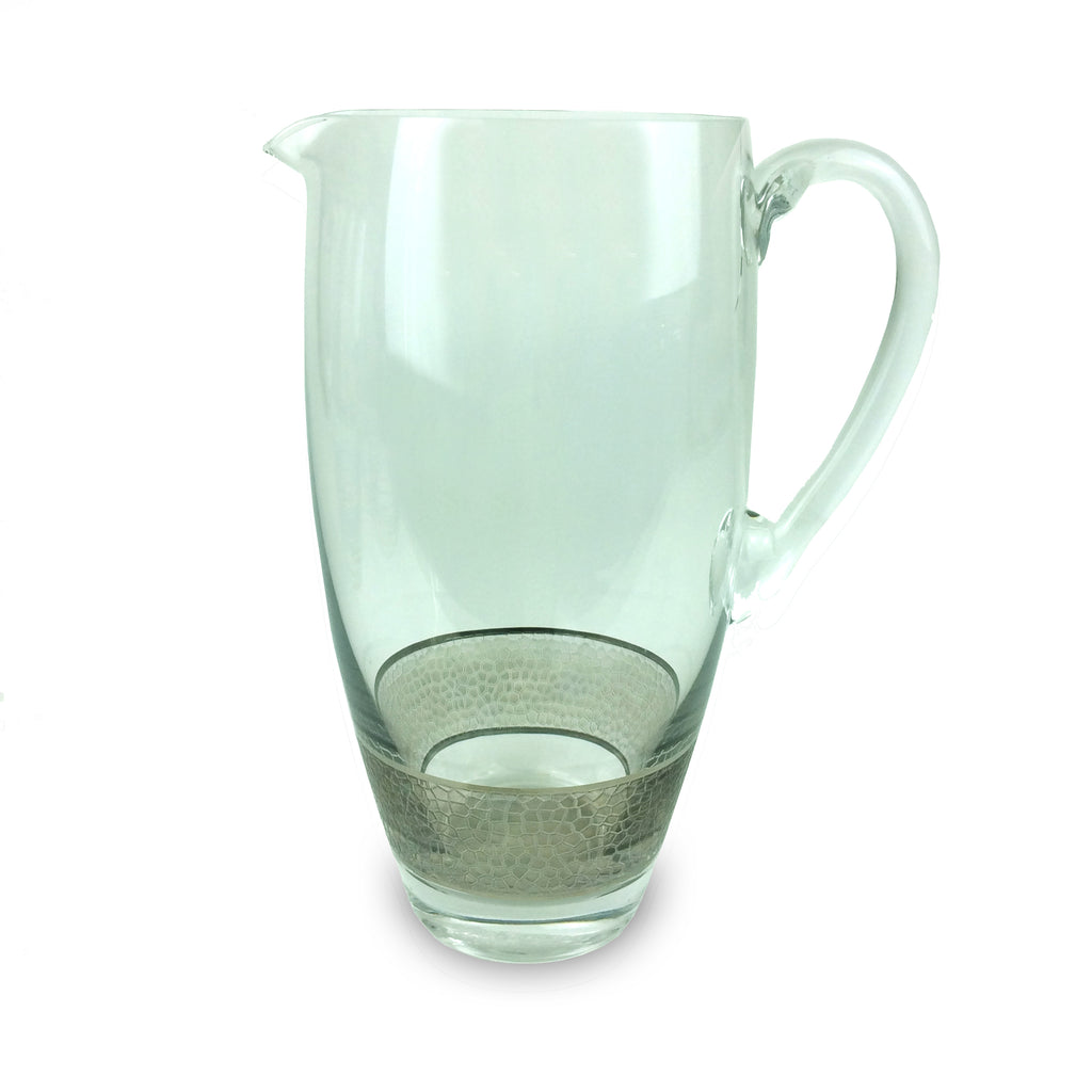 Panthera Platinum Glass Pitcher