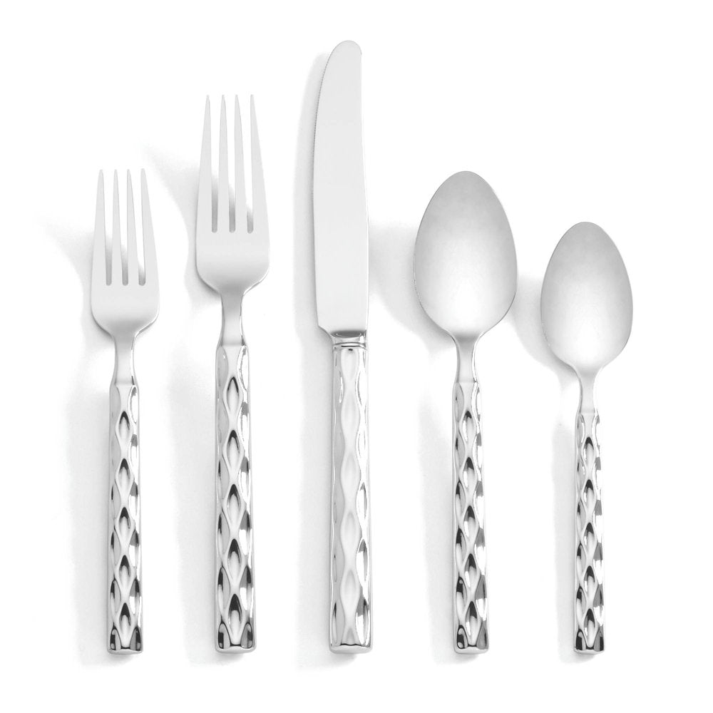 Truro Platinum 5 Piece Place Setting